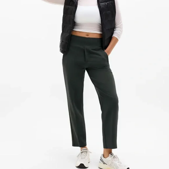 Athleta Women’s Endless High Rise Pants in Elm Green Size 6 - Picture 1 of 9